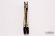 Damascus and Mammoth Ivory Linerlock