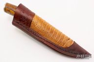 Hunter - Sea Cow Rib w/ Bird's Eye Pattern Damascus