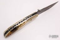Model 1 - Damascus and Mammoth Ivory