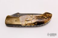 Model 1 - Damascus and Mammoth Ivory