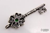 Shamrock Key Pendant