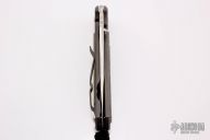 Small Sebenza 21 - Black Canvas Micarta