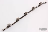 Skull Bracelet - Sterling Silver