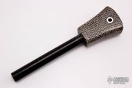  Firesteel - Oreo Burlap Micarta