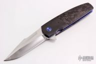 Linerlock Flipper - Zirconium and Carbon Fiber