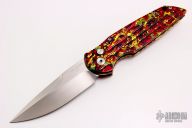TR-3 Custom - Fireball Multi-Color BREND hand satin finish blade
