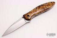 1660 Custom Kershaw Leek - Maple Burl Scales