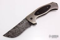 Hydra - Damascus w/ Carbon Fiber Inlay