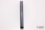 Slipjoint - Satin Blade and Blue Honey Comb Handle