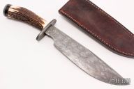 Damascus and Stag Bowie