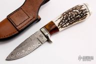 Damascus and Elk Drop Point Hunter