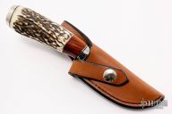 Damascus and Elk Drop Point Hunter