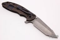 Custom XM-18 Flipper - Working Finish Harpoon Tanto