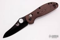 555 Mini Griptilian - Maroon Micarta Grip