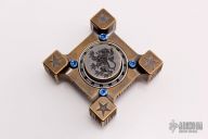 America Ring Spin w/ Rampant Lion Slug