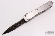 SS Ultratech Double Edge Hand Ground Stainless Steel Damascus