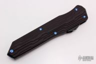  Cypher - Two-Tone DLC Mirror Polish and Black Aluminum w/ Blue Ti HW