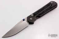 Large Sebenza 21 - Black Canvas Micarta Inlay