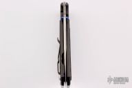 Large Sebenza 21 - Black Canvas Micarta Inlay