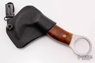 Pocket Karambit - Australian Red Gum Burl