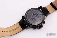 Invicta Men's 3332 Force Collection Stainless Steel Left-Handed Watch with Black Leather Band 