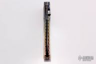 Mother of Pearl and Damascus Gents Folder