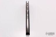 Damascus and Black Lip Pearl Lockback