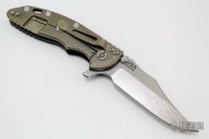 XM-18 3.5" Bowie - Bronzed Titanium Frame