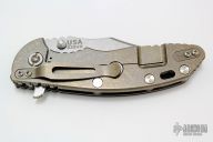 XM-18 3.5" Bowie - Bronzed Titanium Frame