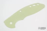 XM-18 3.5" Translucent Green G-10 Scale - Frag Pattern