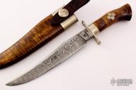 Large Fighting Bowie w/ Silver wire inlays