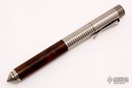 Ironwood and Titanium Screw Top Pen