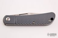 Slipjoint - Satin Blade and Blue Honey Comb Handle