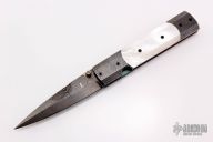 Damascus and Pearl Linerlock