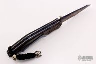 Linerlock - Mosaic Damascus and Carbon Fiber