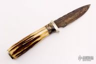 Hunter - Stag w/ Birds Eye Pattern Damascus