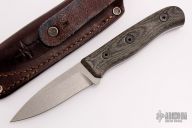 Production Hiking Buddy - Black Canvas Micarta
