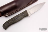 Production Hiking Buddy - Black Canvas Micarta