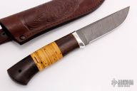 Straight Point Hunter - Damascus