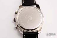 Men's Android Tan Dial Black Leather Strap Chronograph Quartz Watch AD466