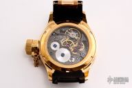  Invicta Men's 3845 Russian Diver Collection Quinosar Mechanical Skeleton Watch 