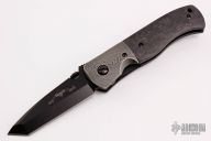 Po-Boy CQC-7B - Damascus and Carbon fiber