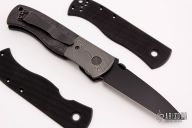 Po-Boy CQC-7B - Damascus and Carbon fiber