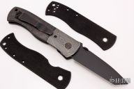 Po-boy CQC-7B - Damascus and Carbon Fiber