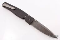 Dr Death Linerlock - Carbon Fiber and Damascus