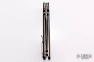 Dr Death Linerlock - Carbon Fiber and Damascus