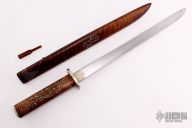 Wakizashi - Silver Wire Inlays