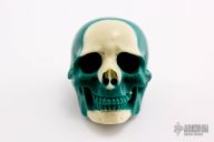 Billiard Ball Carved Skull