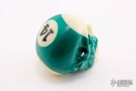 Billiard Ball Carved Skull