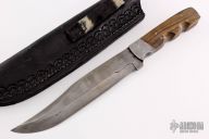 Damascus and Wood Bowie